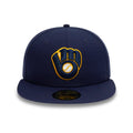 Milwaukee Brewers AC Perf Navy 59FIFTY Cap-kentox
