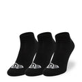 New Era Flag 3 Pack  Sneaker Black Socks-kentox