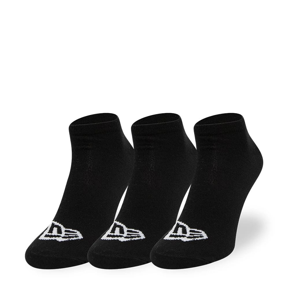 New Era Flag 3 Pack  Sneaker Black Socks-kentox