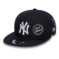 New York Yankees MLB X Saint Mxxxxxx Navy Retro Crown 9FIFTY Snapback Adjustable Cap-kentox