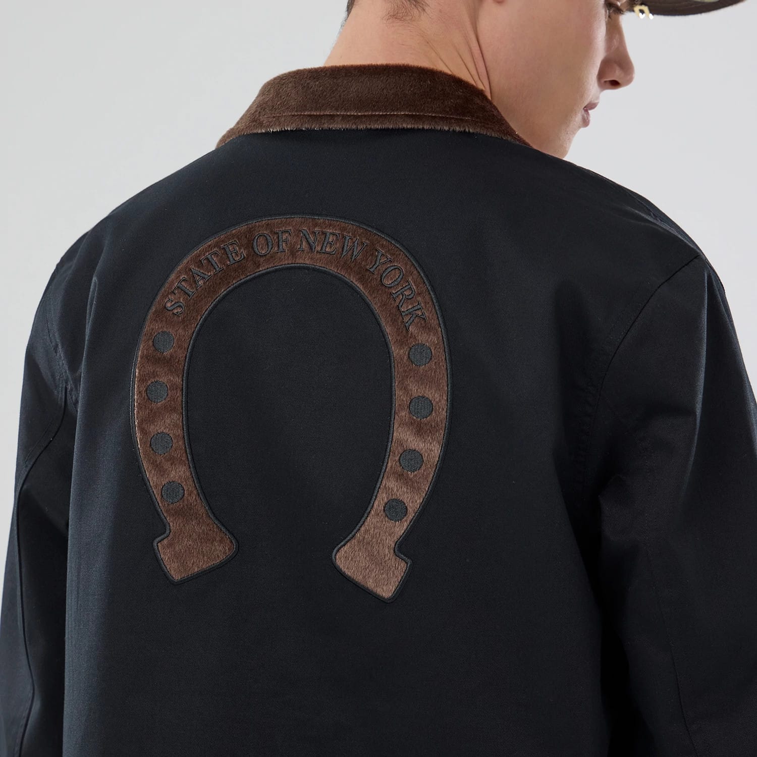 New Era Year Of The Horse Black Jacket-kentox