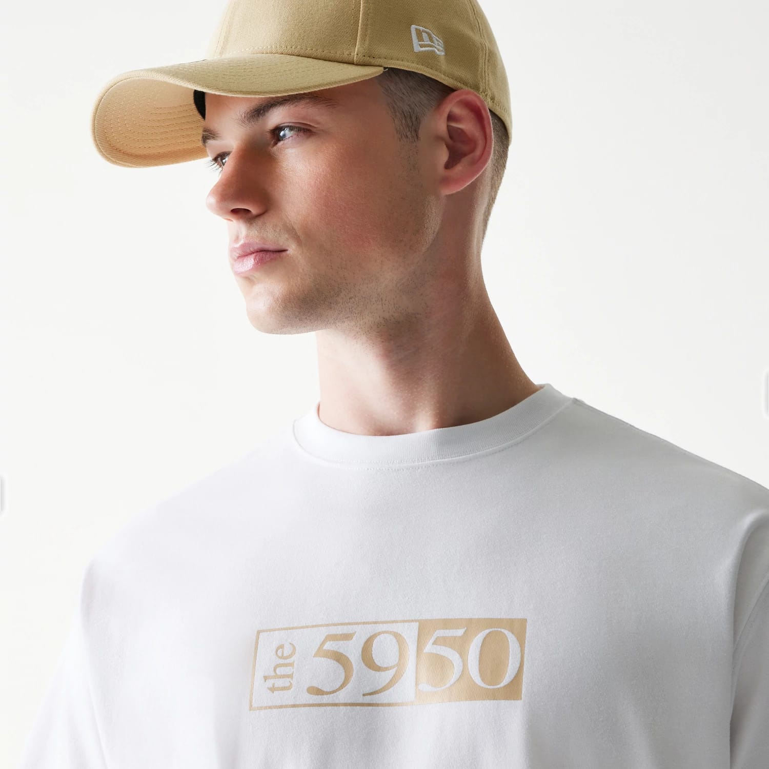 59FIFTY Fitted Cap Description Graphic White T-Shirt-kentox