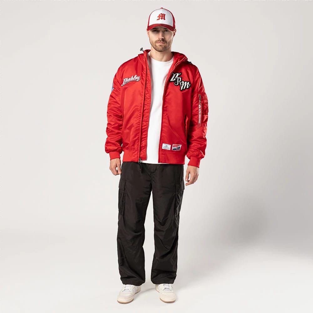 Mexico Diablos LMB X Alpha Red Jacket-kentox