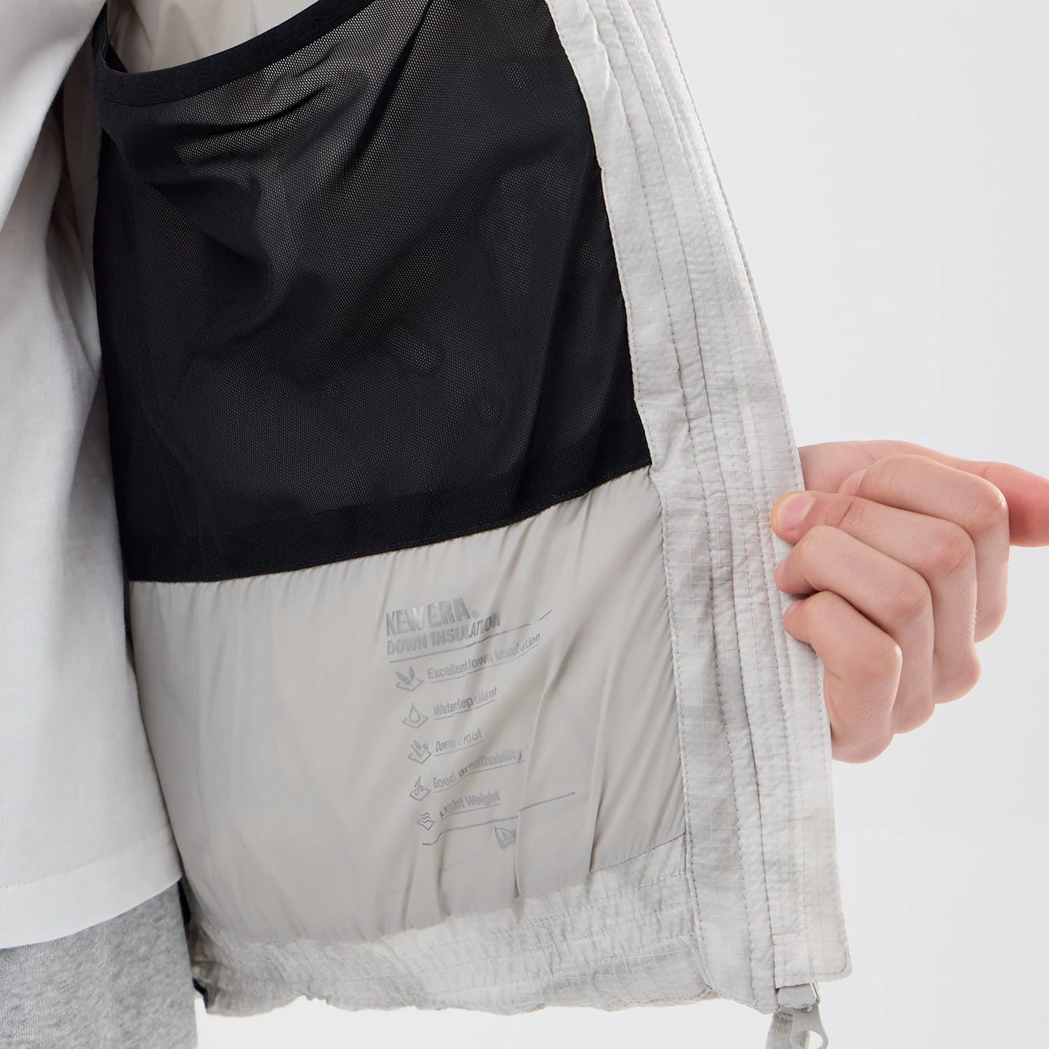 New Era Outdoor Natural Down Jacket-kentox