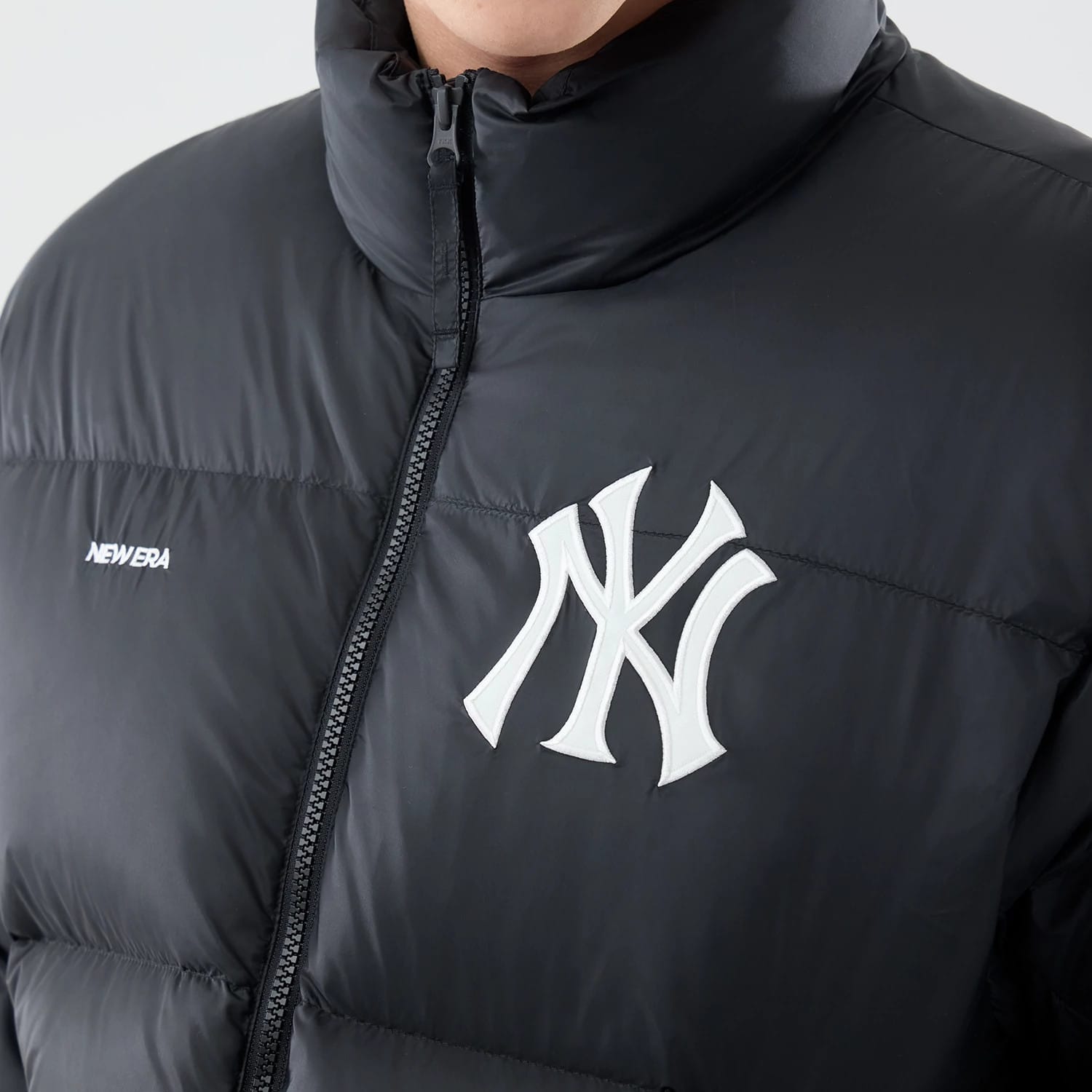 New York Yankees MLB Black Puffer Down Jacket-kentox