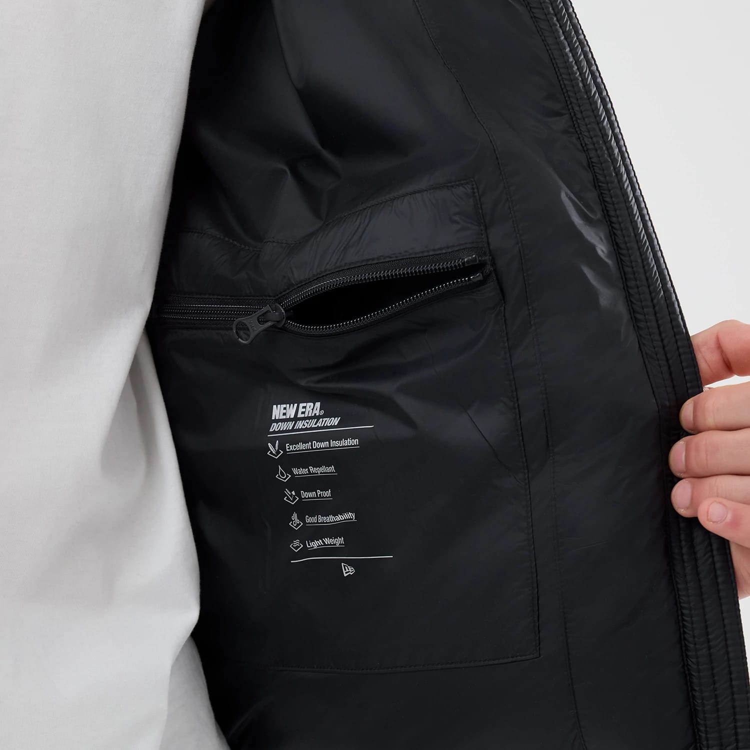 New York Yankees MLB Black Puffer Down Jacket-kentox