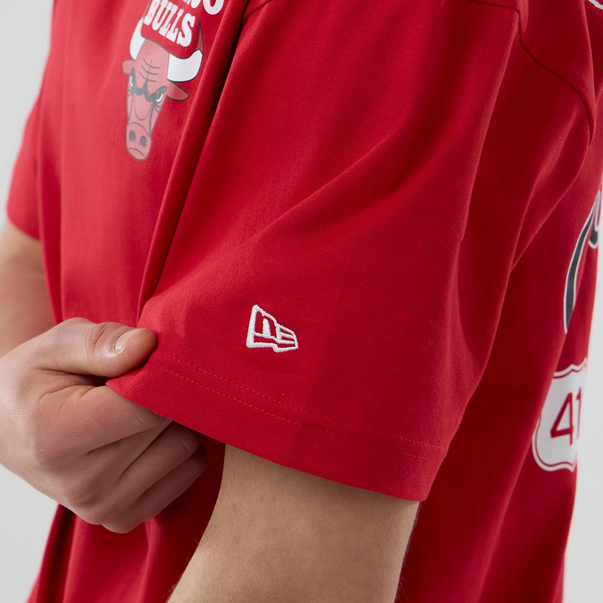 Chicago Bulls NBA logo Red T-Shirt-kentox