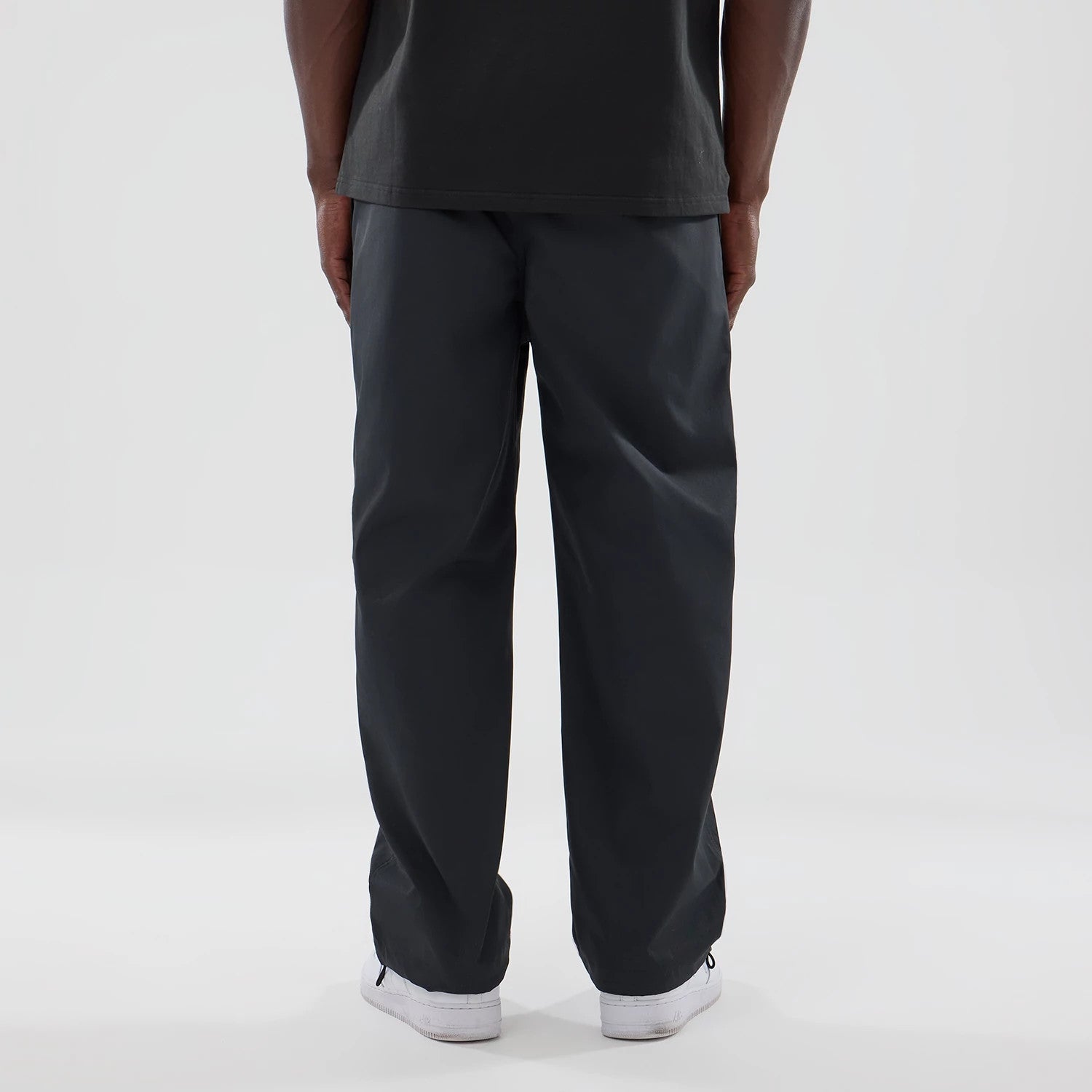New Era NEC Logo Black Straight Leg Joggers-kentox