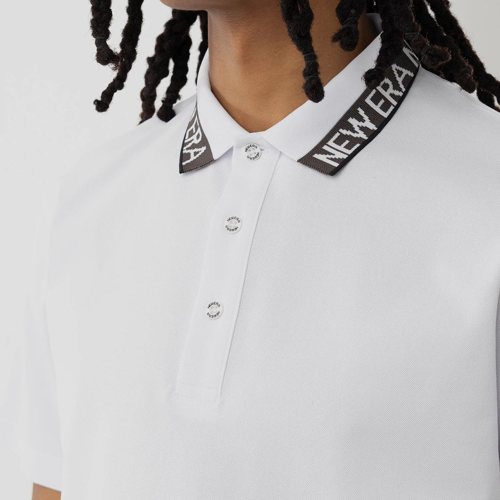 New Era Kanoko White Polo T-Shirt-kentox