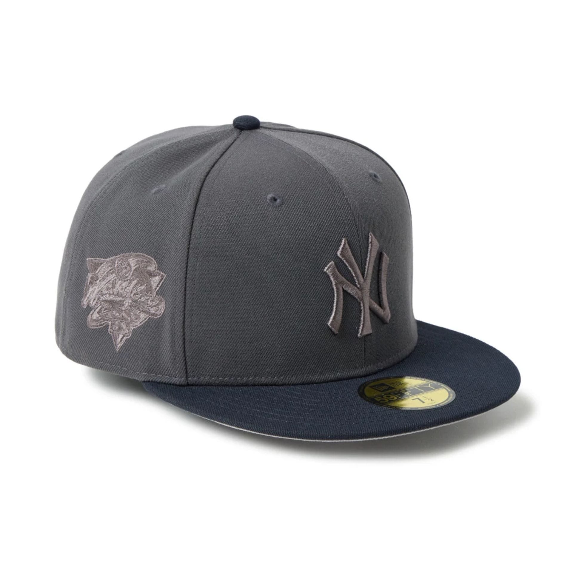New York Yankees MLB Dark Grey 59FIFTY Fitted Cap-kentox