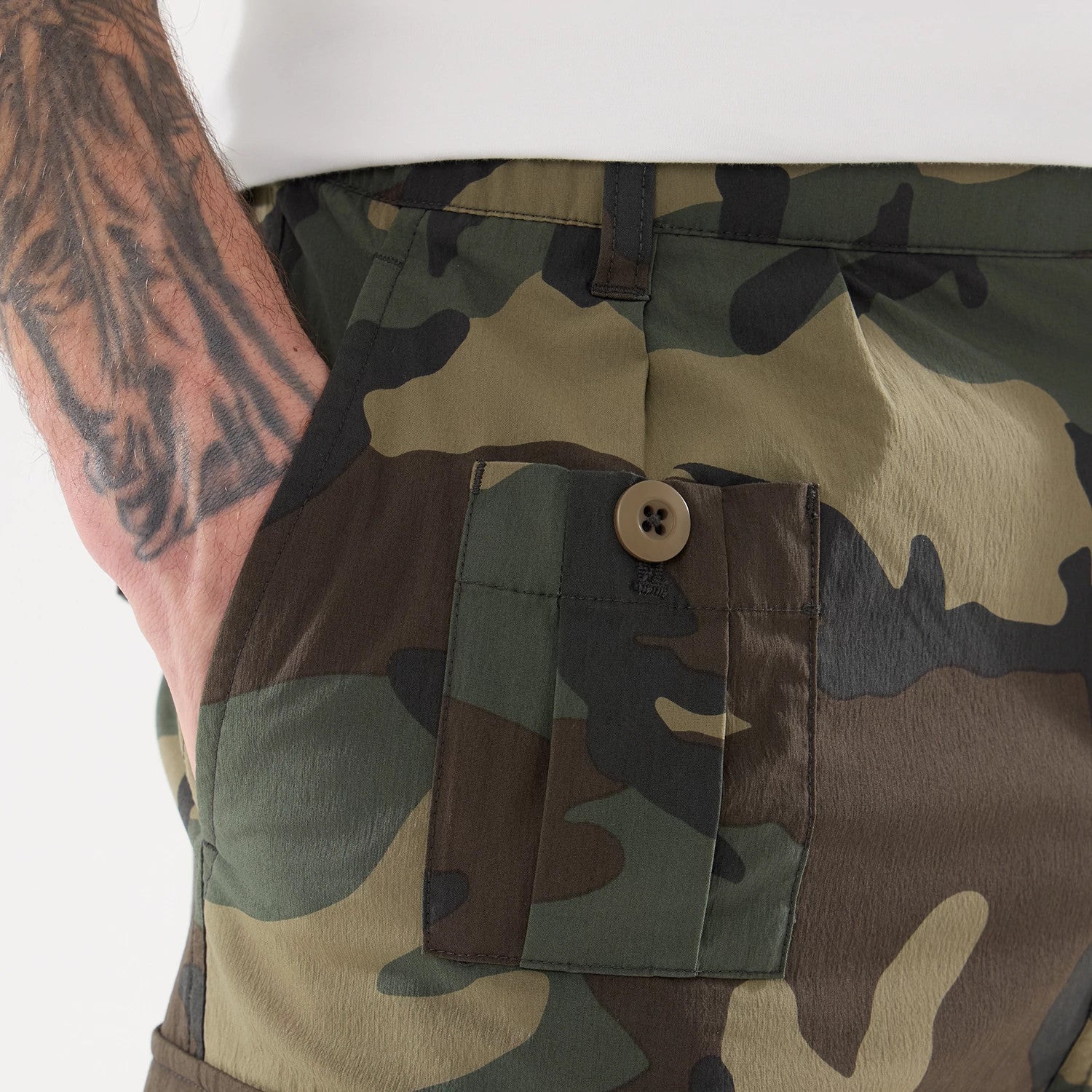 New Era Originators Woodland Camo Cargo Trousers-kentox
