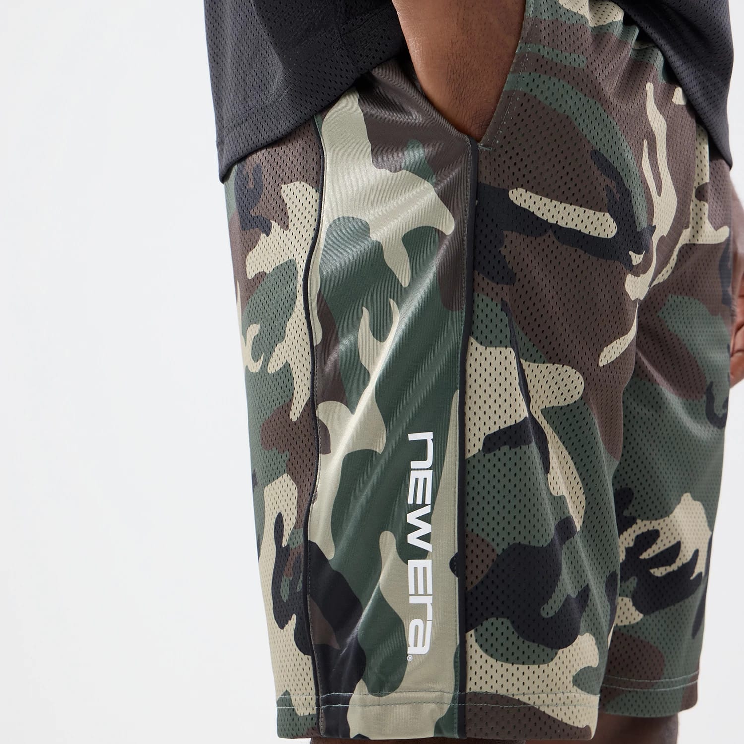 New Era Bermuda 6 Day Camo Oversized Shorts-kentox