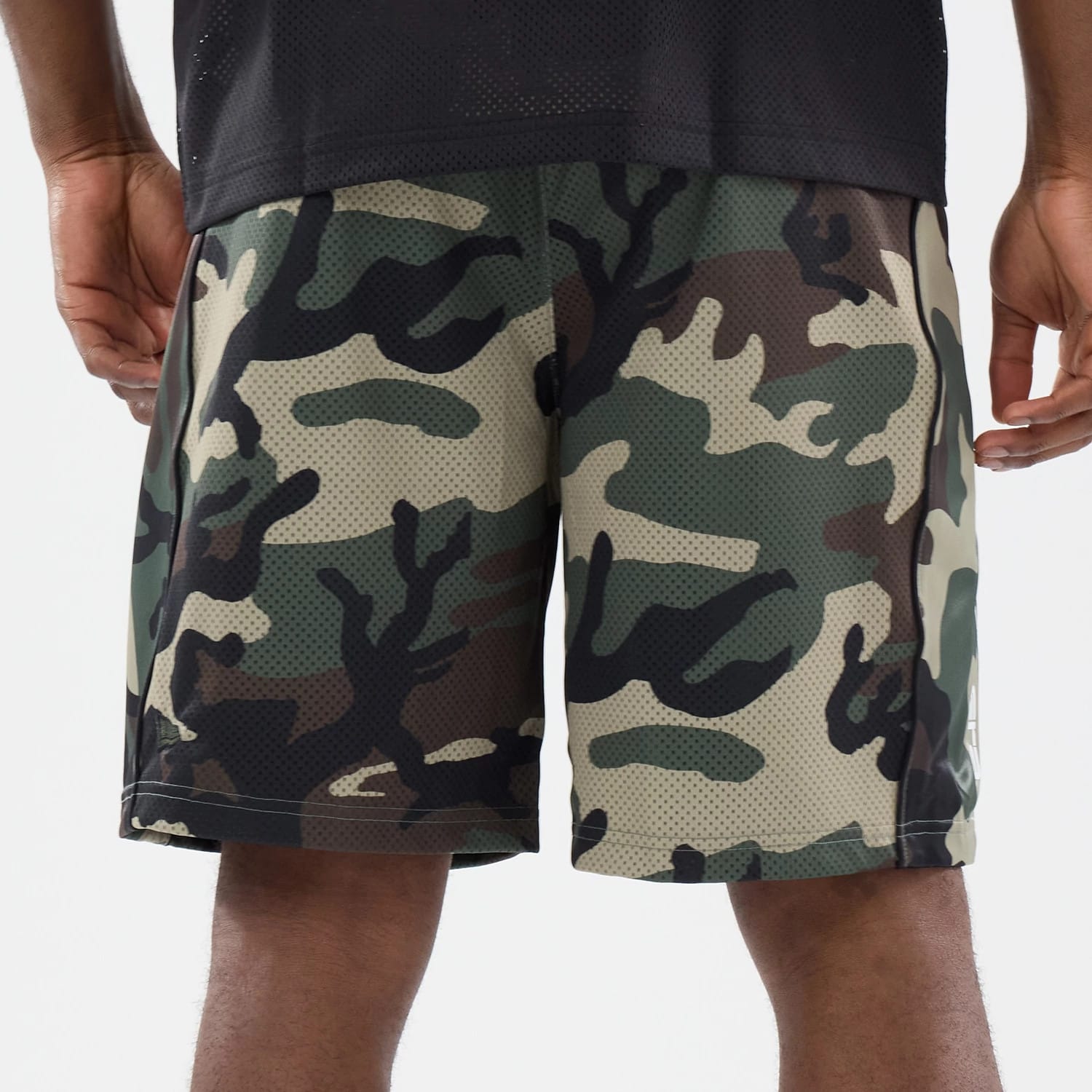 New Era Bermuda 6 Day Camo Oversized Shorts-kentox