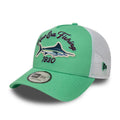 New Era Fishing Open Green 9FORTY A-Frame Trucker Adjustable Cap-kentox