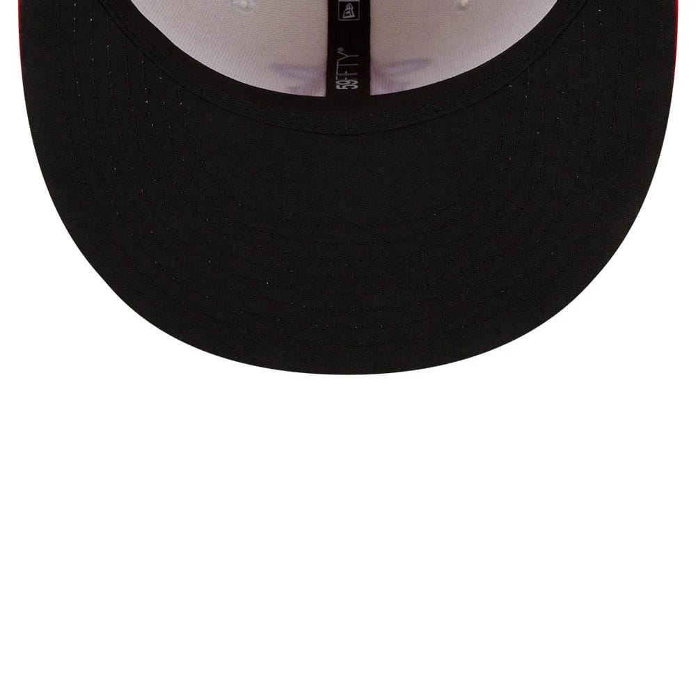 LA Angels MLB City Connect Red 59FIFTY Fitted Cap-kentox