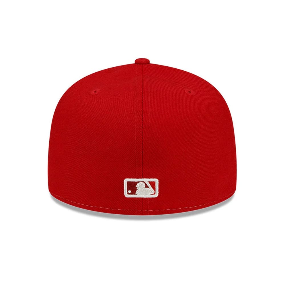 LA Angels MLB City Connect Red 59FIFTY Fitted Cap-kentox
