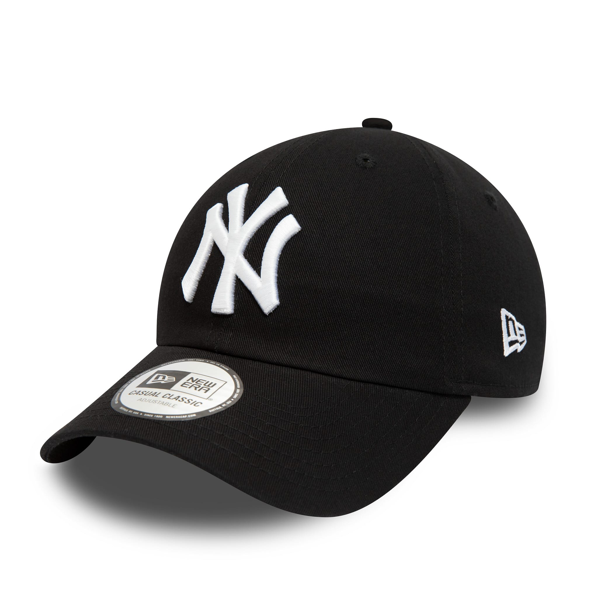 New York Yankees League Essential White On Black 9TWENTY Adjustable Cap-kentox