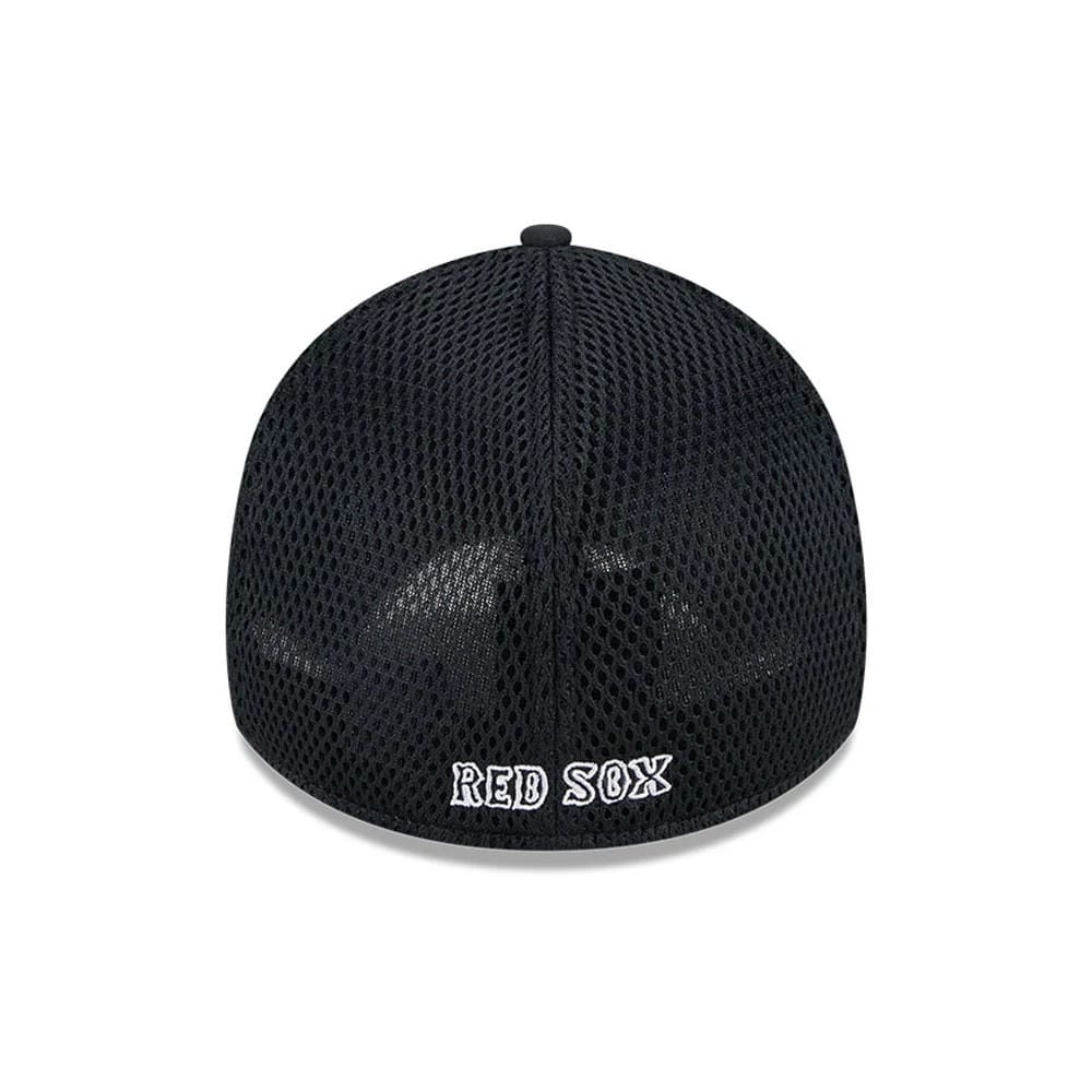 Boston Red Sox MLB Evergreen Neo Black 39THIRTY Stretch Fit Cap-kentox