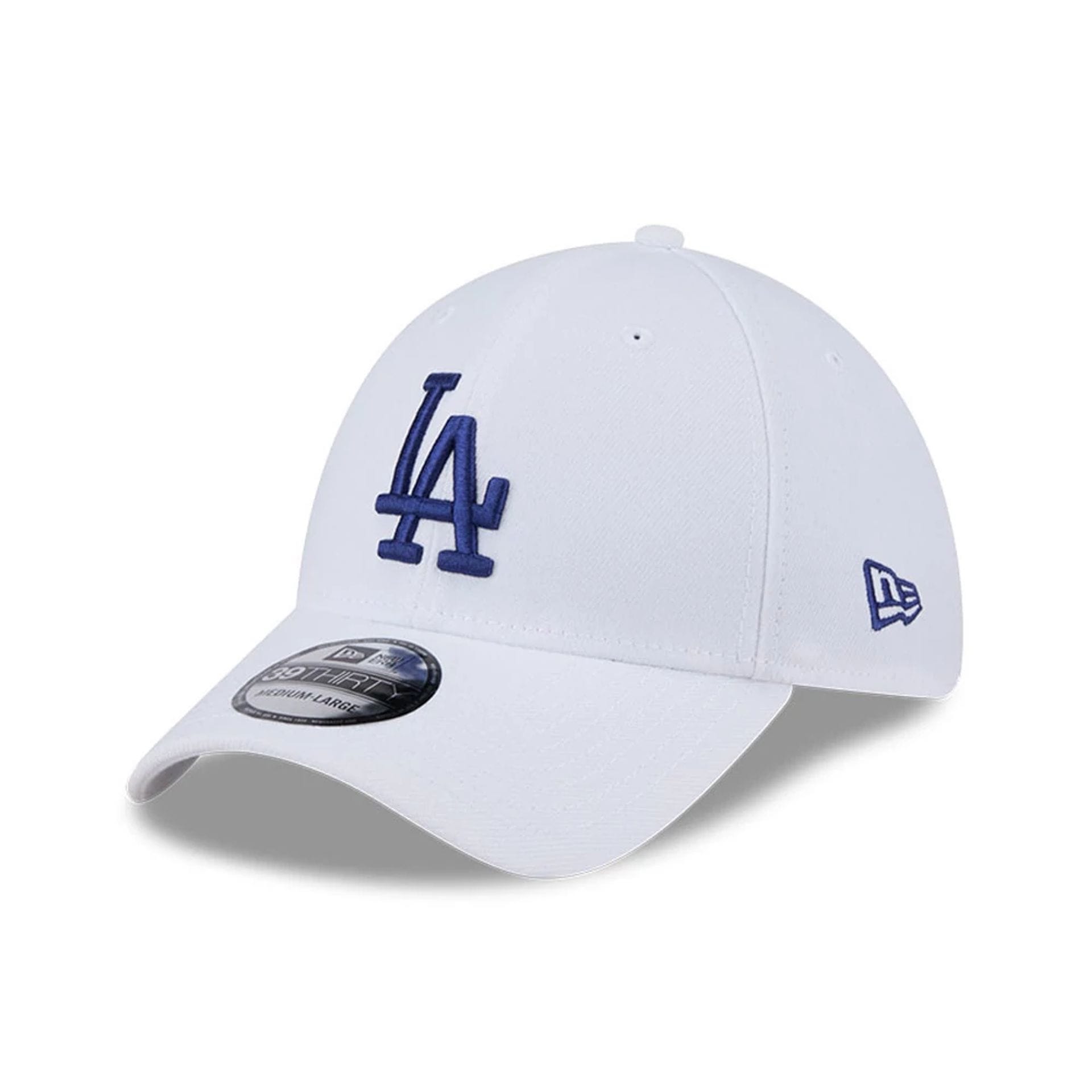 LA Dodgers MLB Evergreen White 39THIRTY Stretch Fit Cap-kentox