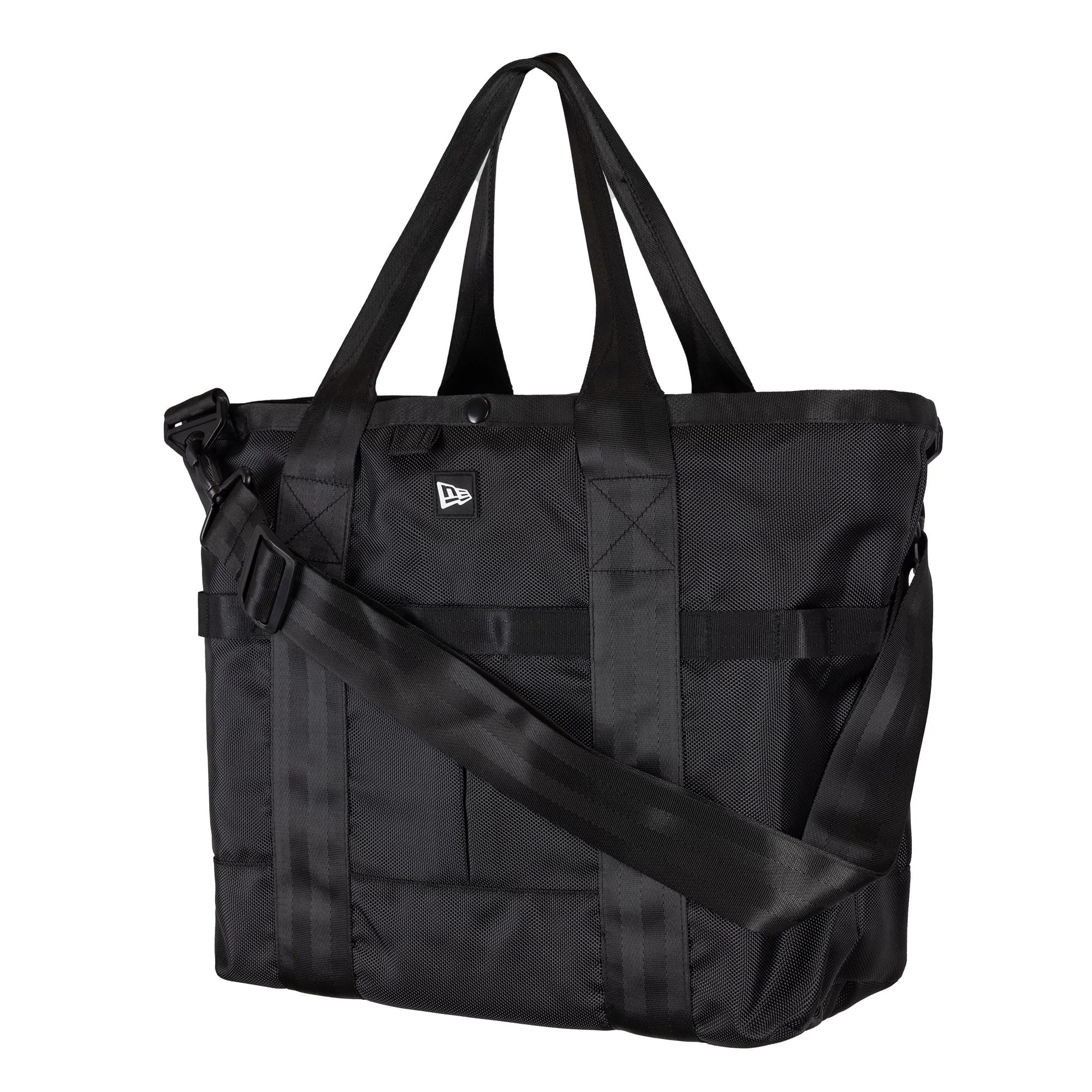 New Era Black Utility Tote Bag-kentox
