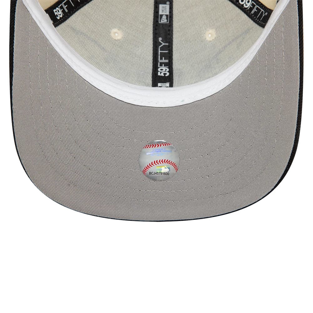Pittsburgh Pirates MLB Team Wings Light Beige 59FIFTY Fitted Cap-kentox