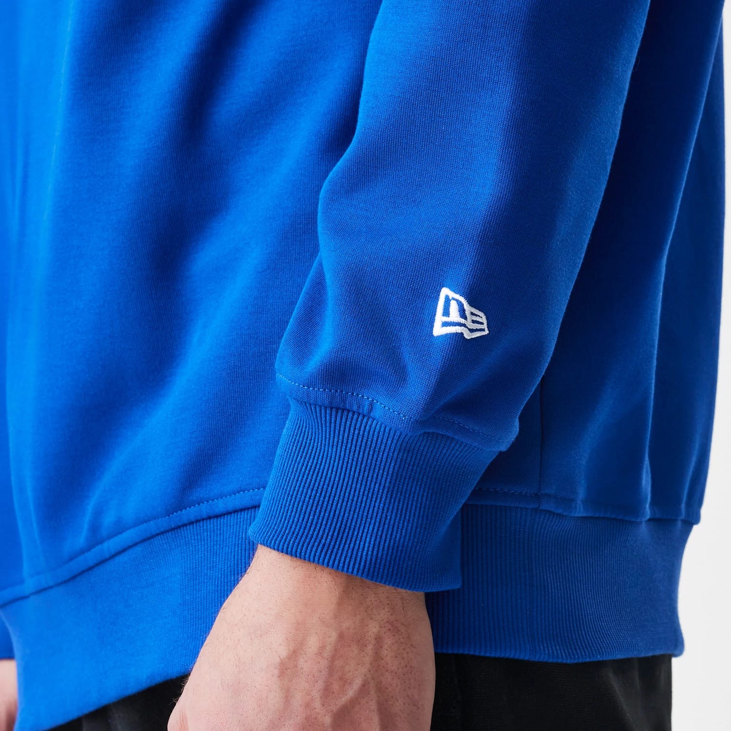 Chicago Cubs Throwback Prep Blue Long Sleeve Rugby Shirt-kentox