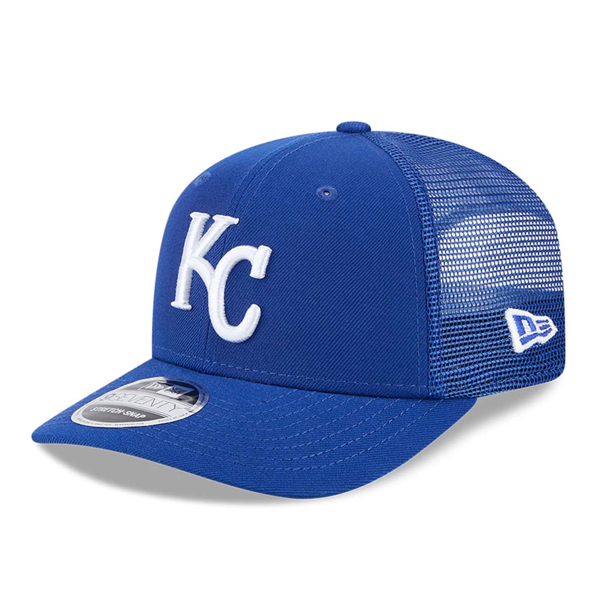 Kansas City Royals MLB Evergreen Blue 9SEVENTY Stretch Snap Adjustable Cap-kentox