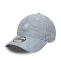 New York Yankees MLB Seersucker Navy 9TWENTY Adjustable Cap-kentox