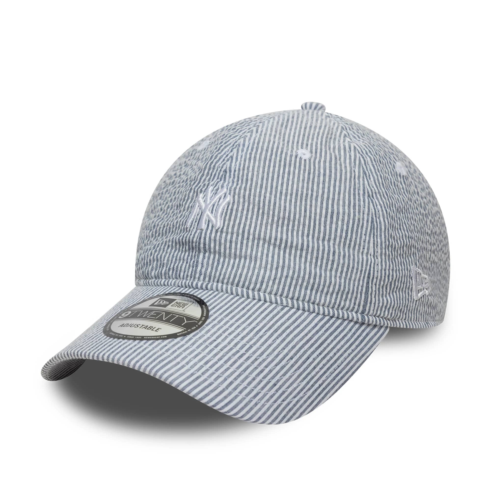 New York Yankees MLB Seersucker Navy 9TWENTY Adjustable Cap-kentox