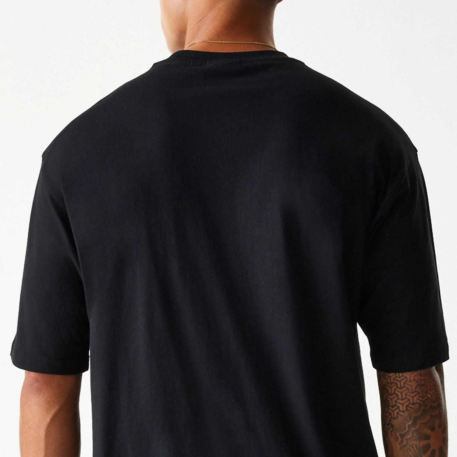Chicago Bulls NBA Team Graphic Black Oversized T-Shirt-kentox
