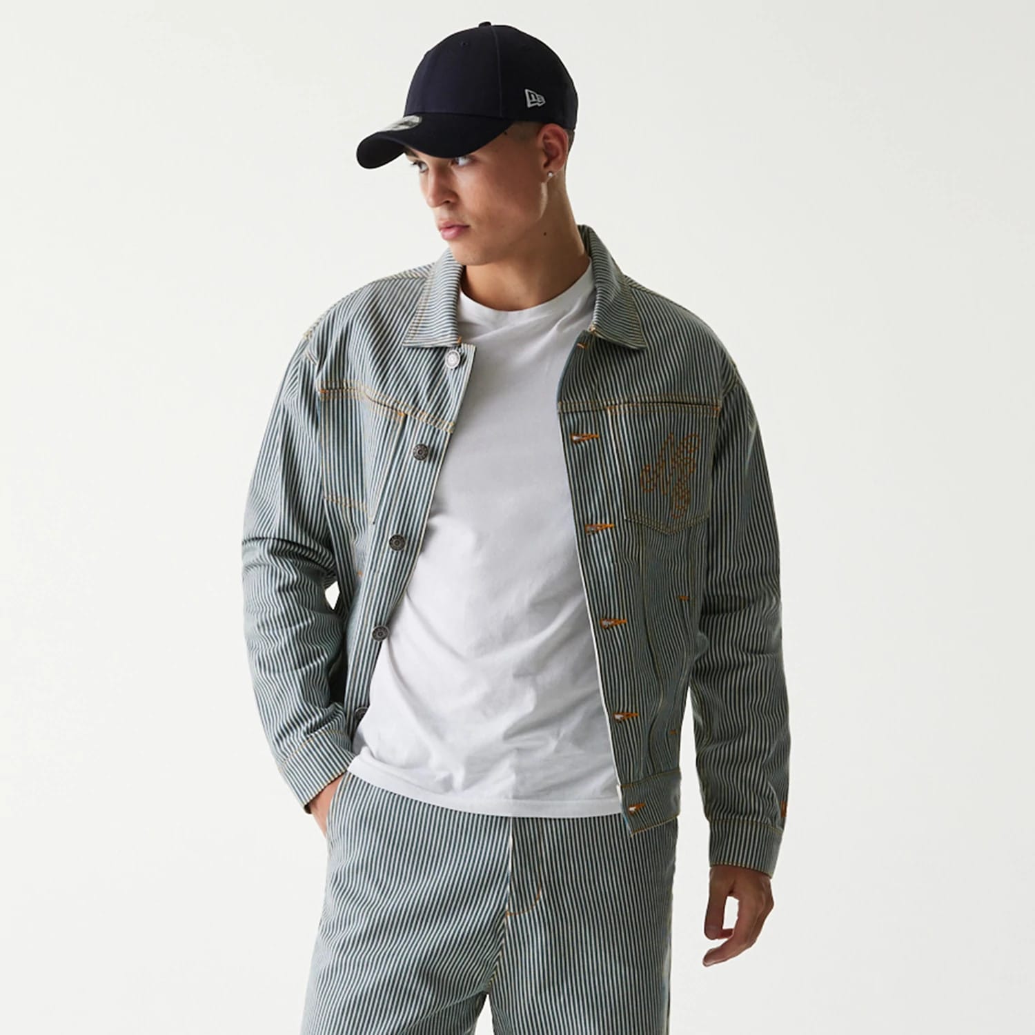 New Era Blue Denim Jacket-kentox