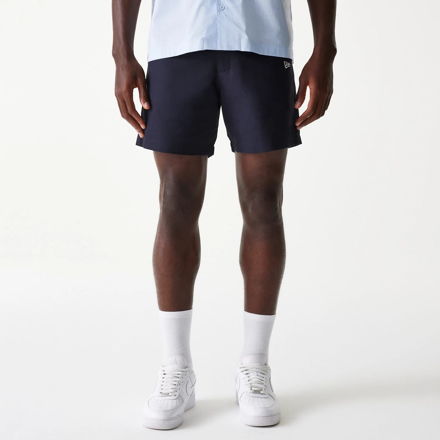 New Era Navy Chino Shorts-kentox