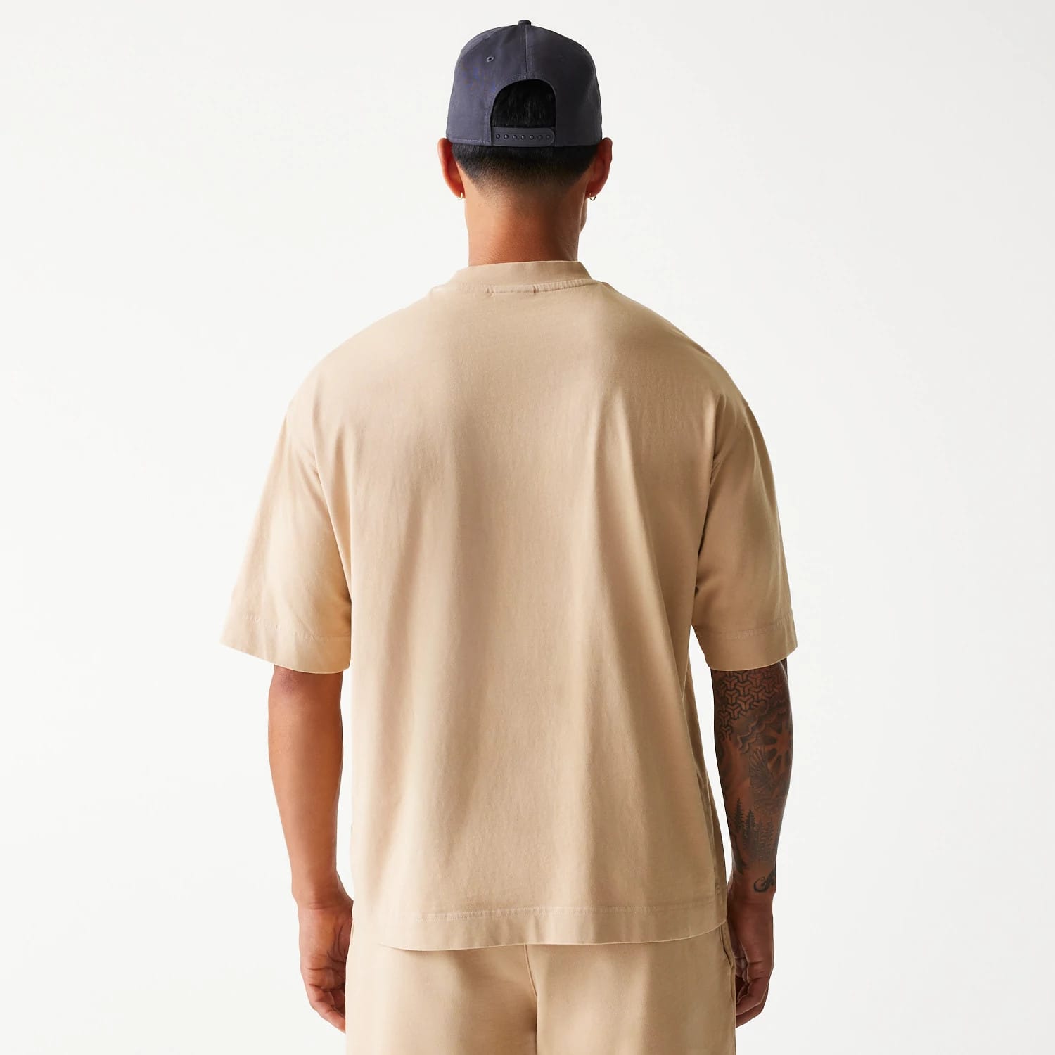 Chicago Bulls NBA Washed Beige Box T-Shirt-kentox