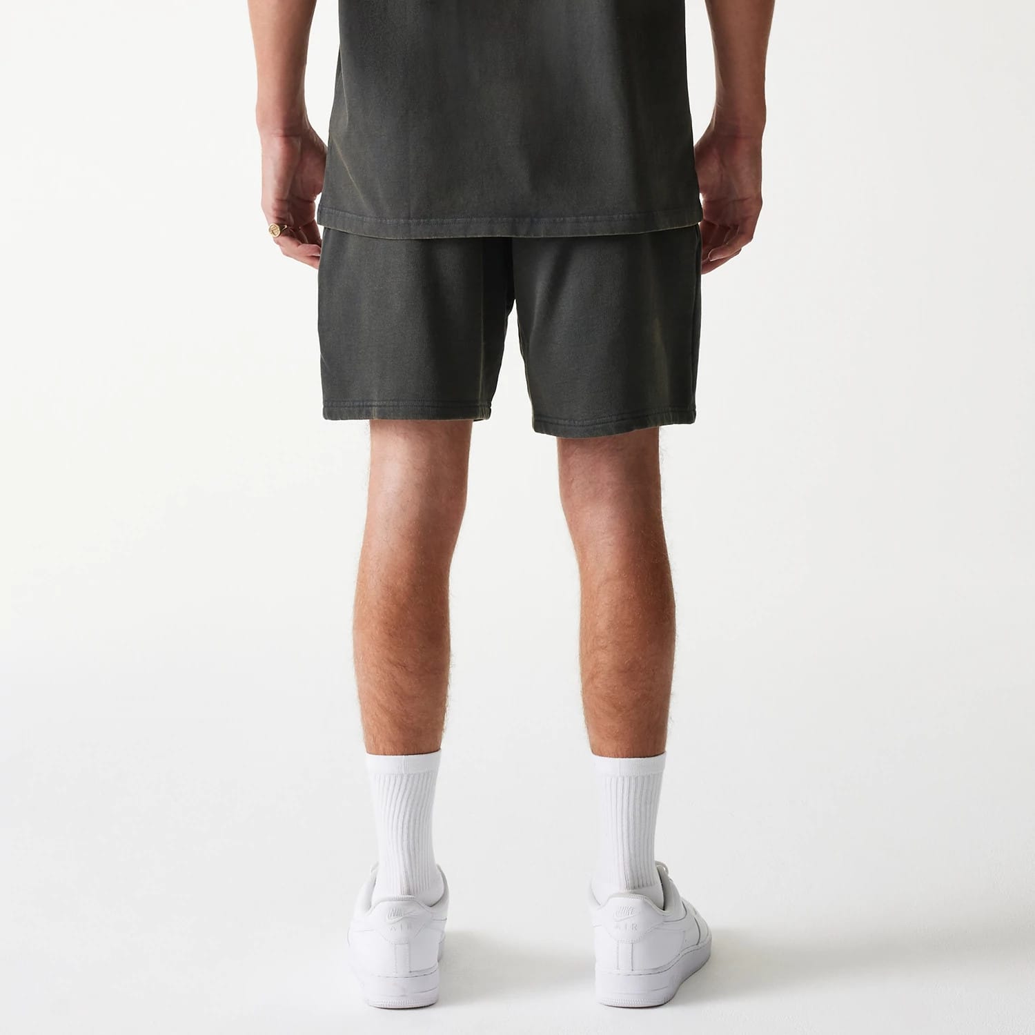 Chicago Bulls NBA Washed Grey Shorts-kentox