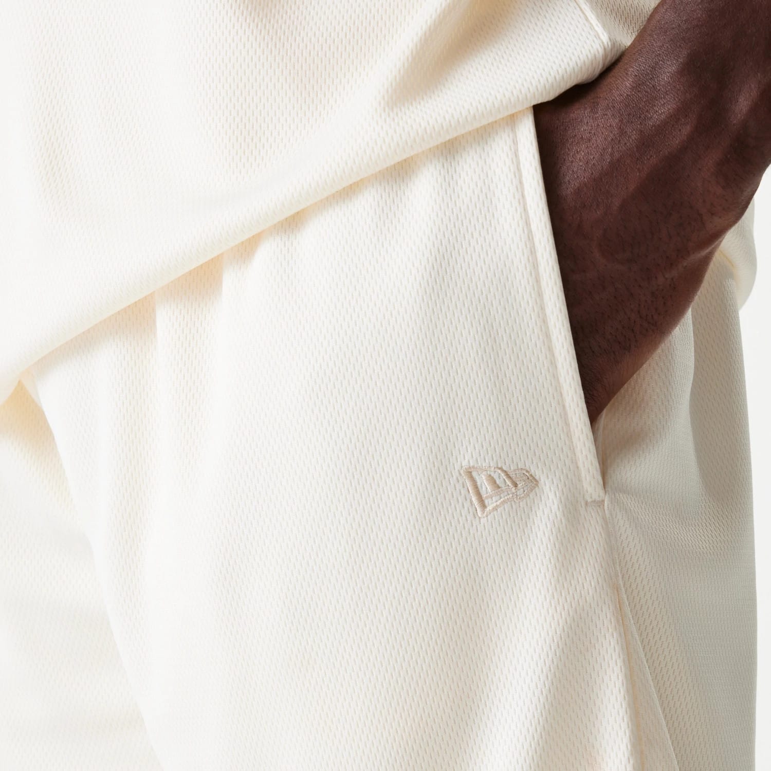 LA Lakers NBA Tonal Open White Mesh Shorts-kentox