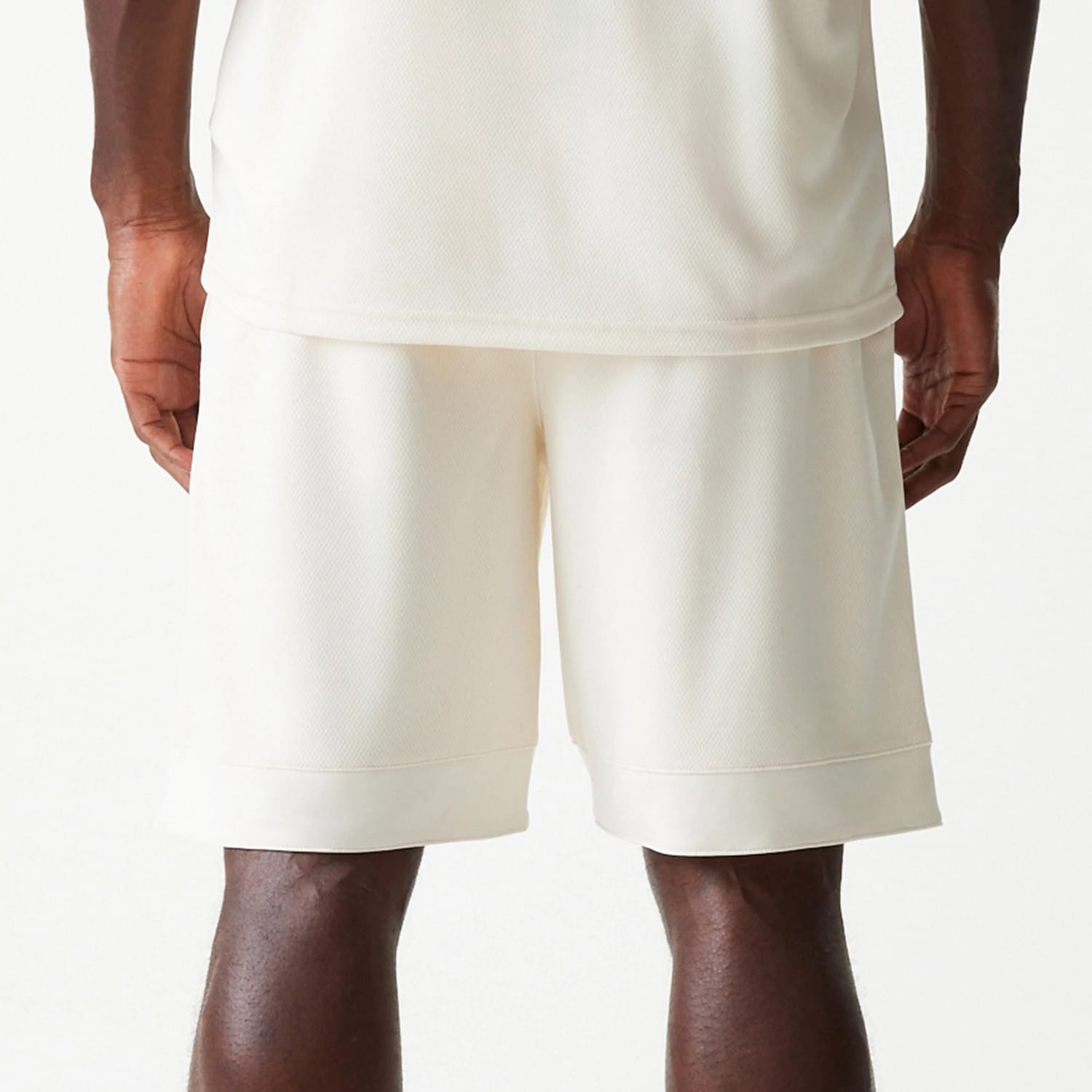 LA Lakers NBA Tonal Open White Mesh Shorts-kentox