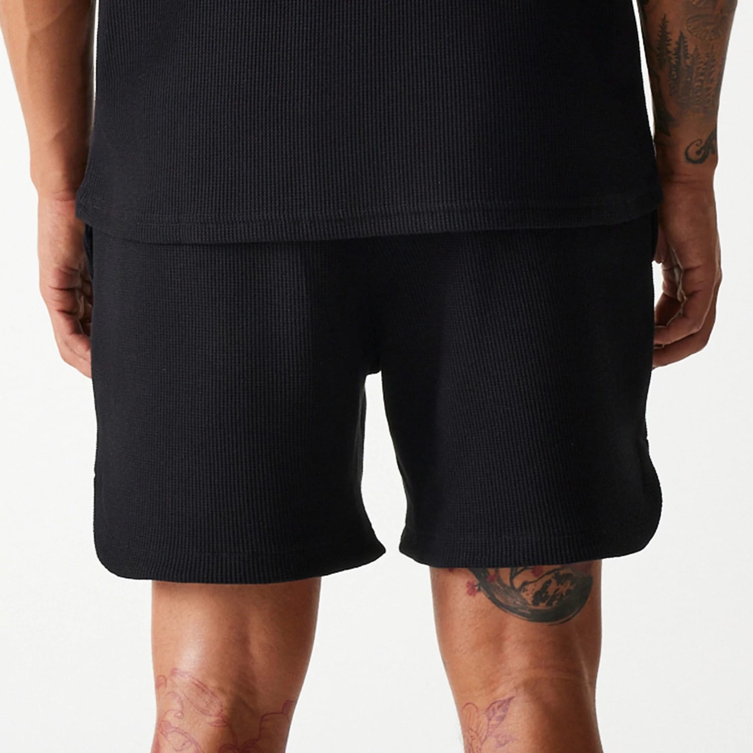 Chicago Bulls NBA Waffle Black Shorts-kentox