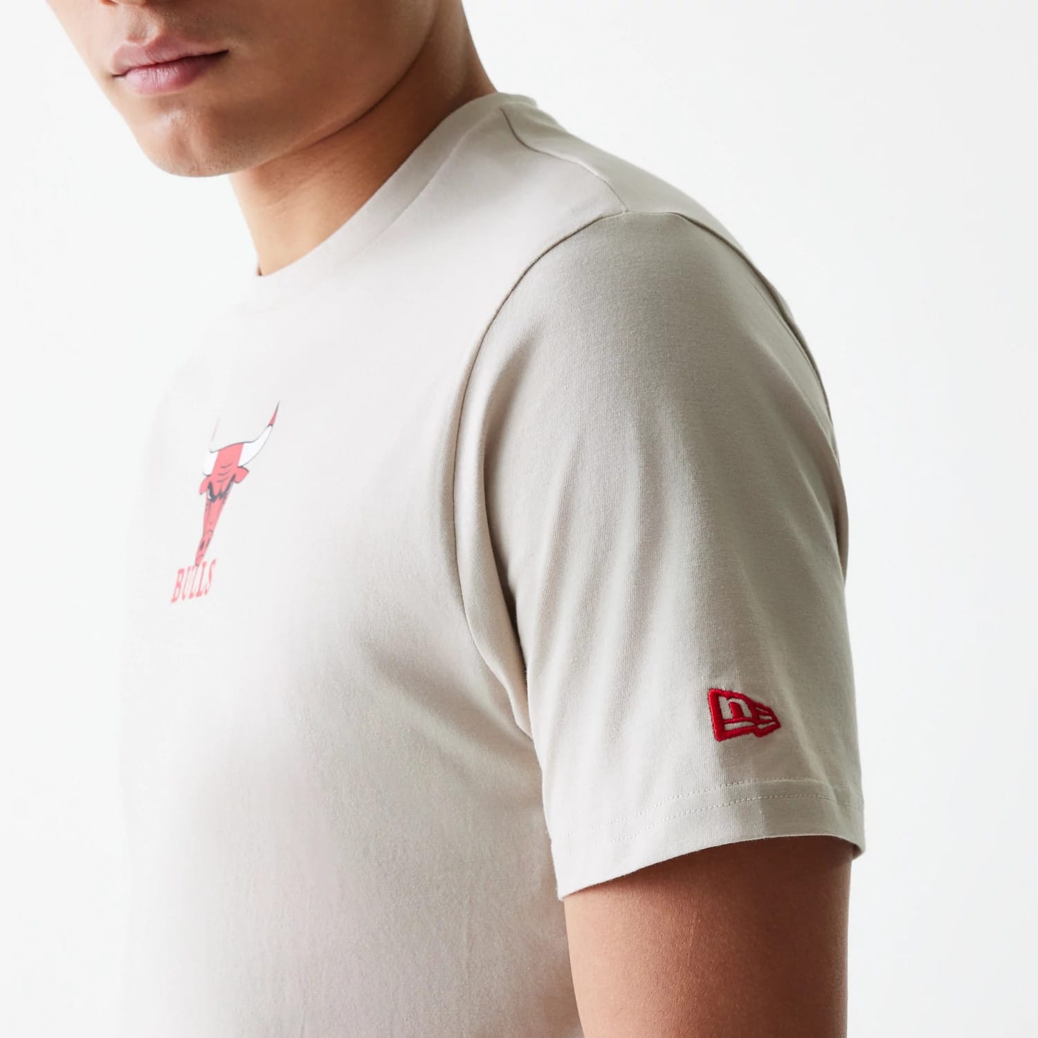 Chicago Bulls NBA Logo Cream T-Shirt-kentox