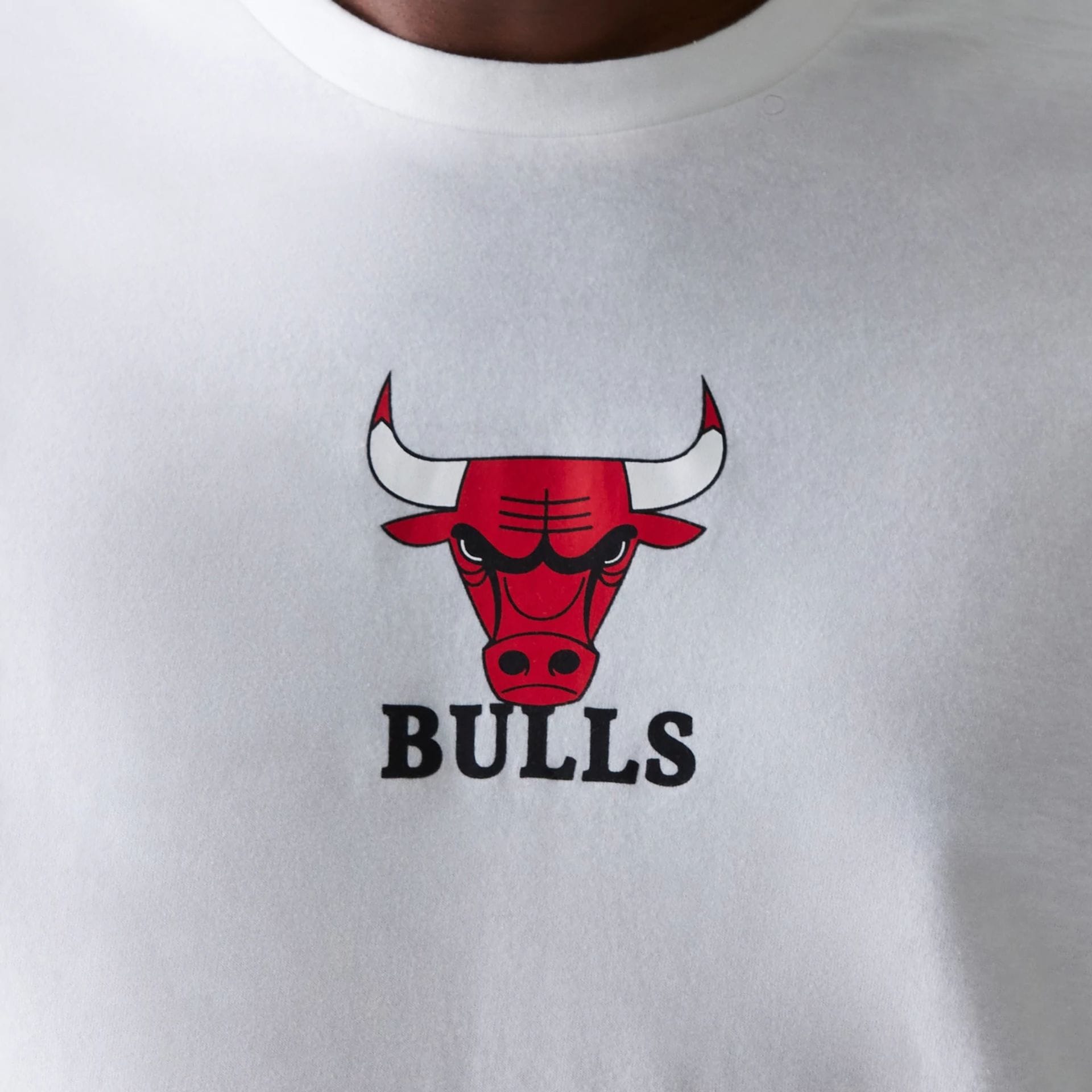 Chicago Bulls NBA Logo White T-Shirt-kentox
