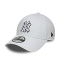 New York Yankees MLB Outline White 9FORTY Adjustable Cap-kentox