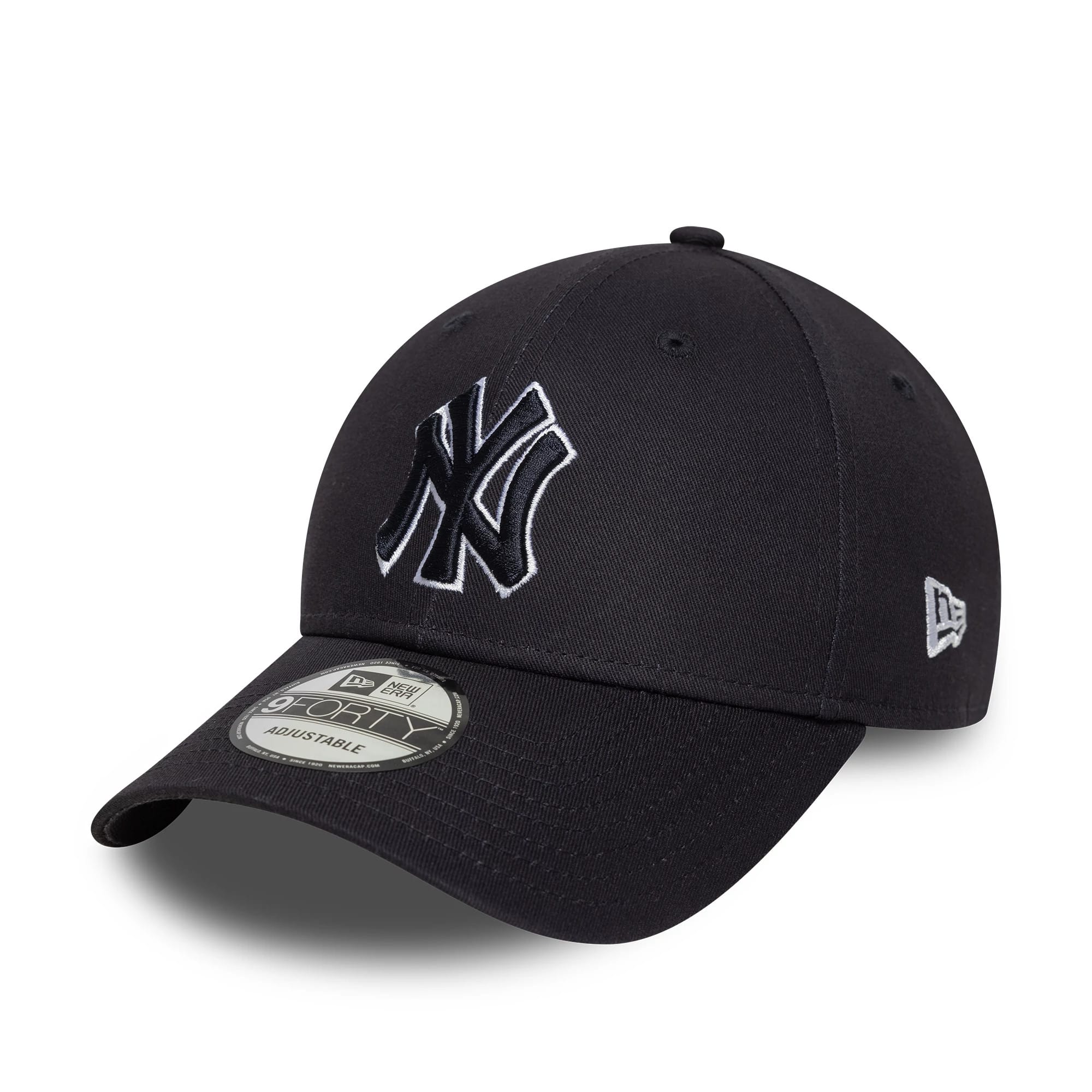 New York Yankees MLB Outline Navy 9FORTY Adjustable Cap-kentox