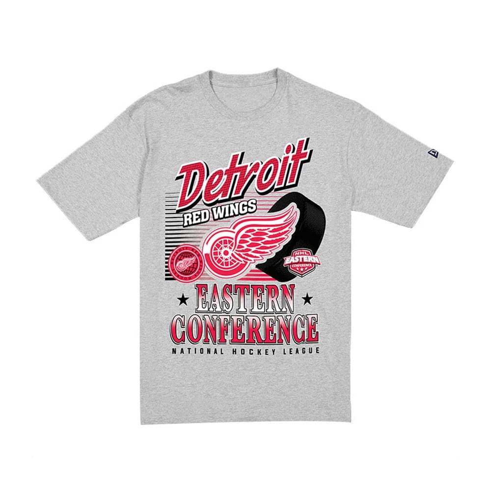 Detroit Red Wings NHL Sport Classic Grey T-Shirt-kentox
