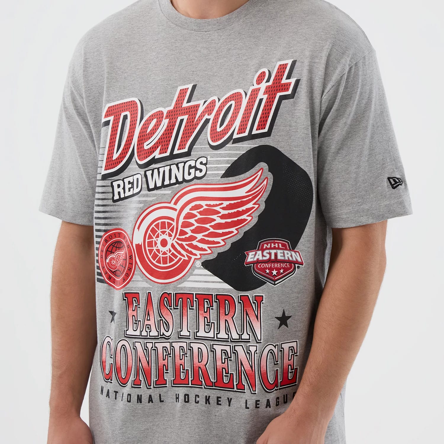 Detroit Red Wings NHL Sport Classic Grey T-Shirt-kentox