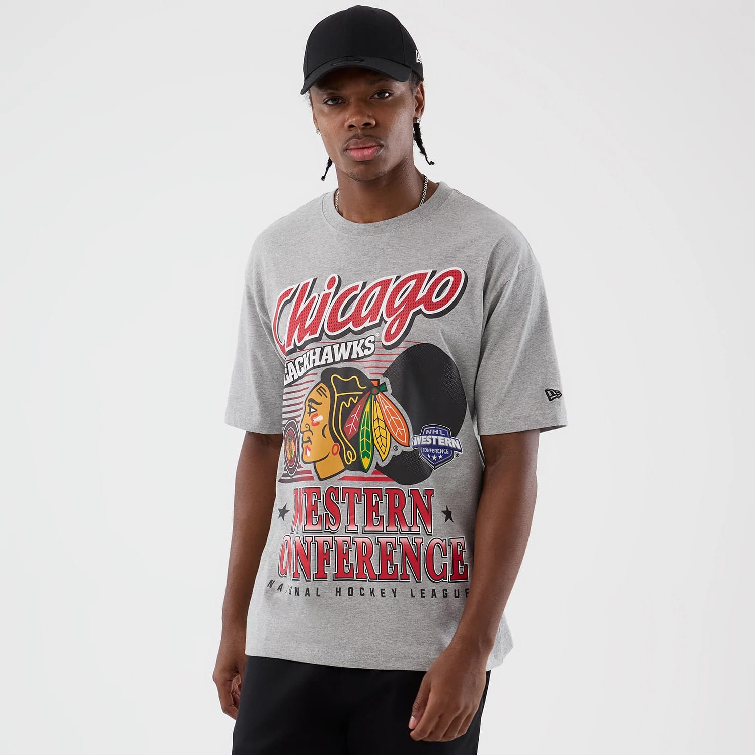 Chicago Blackhawks NHL Sport Classic Grey T-Shirt-kentox