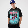 LA Dodgers MLB Life Graphic Black T-Shirt-kentox