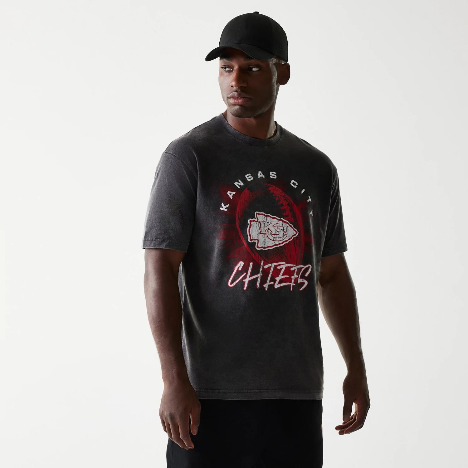 Kansas City Chiefs NFL Sport Night Black T-Shirt-kentox