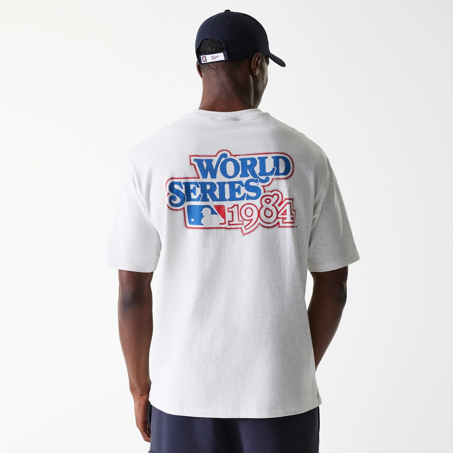 Detroit Tigers MLB World Series Pastel Grey Oversized T-Shirt-kentox