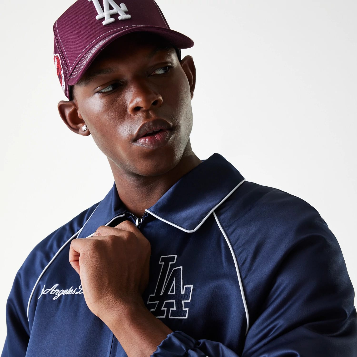LA Dodgers MLB Navy Club Jacket-kentox