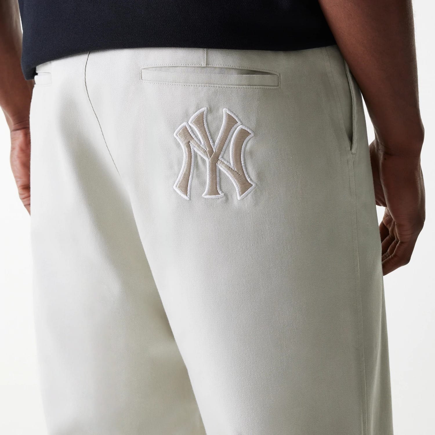 New York Yankees MLB Light Beige Chino Trousers-kentox