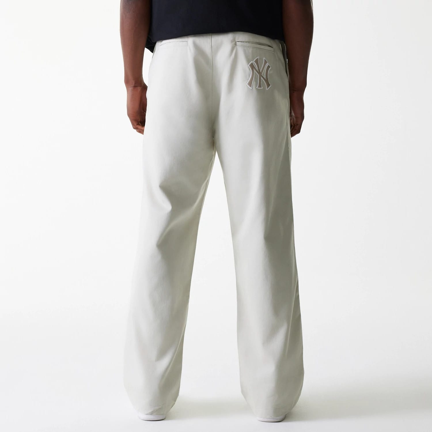 New York Yankees MLB Light Beige Chino Trousers-kentox